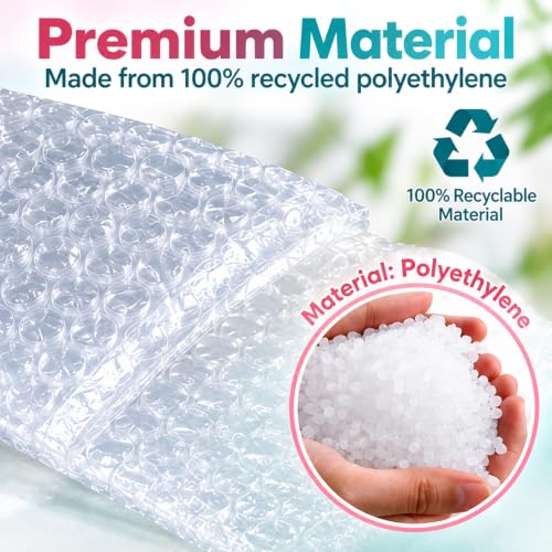 50 Pack Clear Bubble Out Bags 4x6 Inch Bubble Pouches for Shipping & Storage - SEUNGCH
