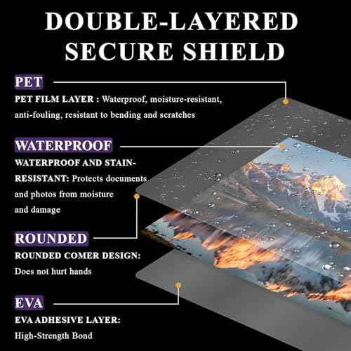 Laminating Sheets 8.5 x 11, 200 Pack Thermal Laminating Pouches 3 mil, Clear Thermal Laminating Plastic Paper Laminator Sheets, Clear Laminate Sheets Fits Letter Sized Paper (8.9 in. ¡¿ 11.4 in.).
