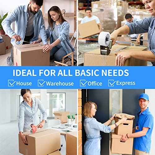 JARLINK Clear Packing Tape (18 Rolls), Heavy Duty Packaging Tape for Shipping Packaging Moving Sealing, 3.2mil Thick, 1.88 inches Wide, 60 Yards Per Roll, 1080 Total Yards