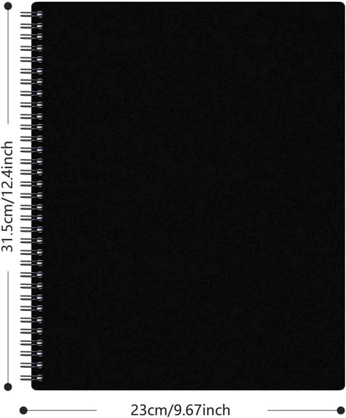 60 Pockets Portfolio Binder - Presentation Book with Plastic Sleeves for Artwork & Documents