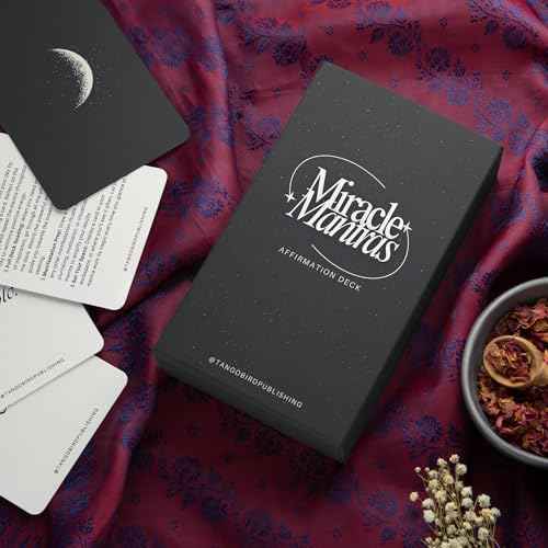Affirmation Cards For Women Miracle Mantras Positive Affirmartions cards 60 Daily affirmations for women for Self-Care, Love and Wealth -Gifts for women.