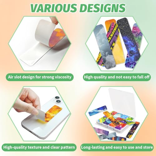 VOFAORT Colorful Anxiety Sensory Stickers - 48 Textures Fidget Relief Set for Adults & Office