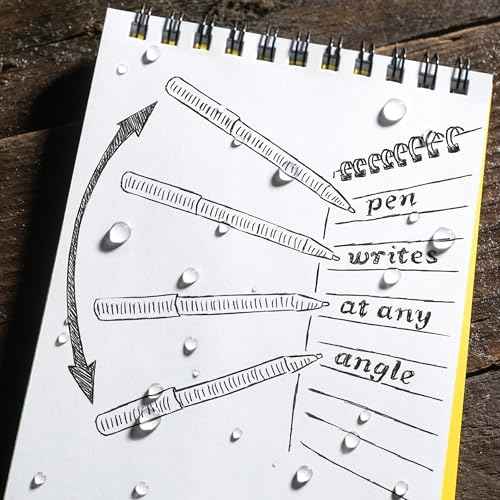 Rite In The Rain Weatherproof Blaze Orange Bullet Pen, Black Ink (No. OR96), 5.25 x 0.375 x 0.5"