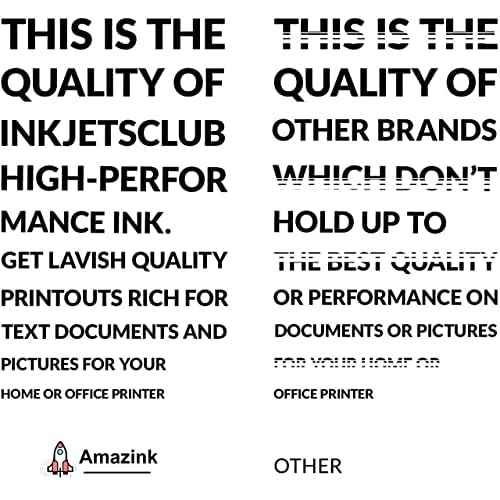 AMAZINK 4 Pack Ink Cartridge Compatible for 923XL 923. Includes Black, Cyan, Magenta and Yellow Cartridges. 923e Works with Printers OfficeJet 8120, 8130, OfficeJet Pro 8135e, 8138e, 8122e.