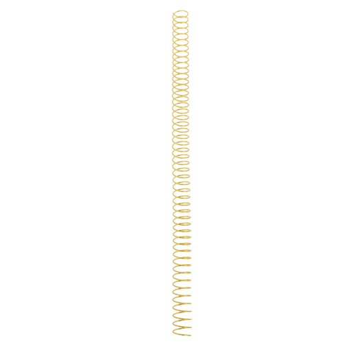 100PCS Spiral Binding Coils 48 Loops 4:1 Pitch Double Wire Binding Spines 1150 Sheets Capacity 14.3mm Diameter A4 Office Paper Book Binding (Gold)