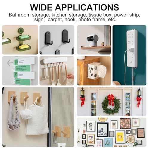 Double Sided Tape Heavy Duty,(19.69 FT,2Rolls) Strong Nano Tape Double Sided Mounting Tape,Multipurpose Clear Adhesive Tape Picture Hanging Strips,Removable Sticky Tape for Poster Walls Decor Carpet