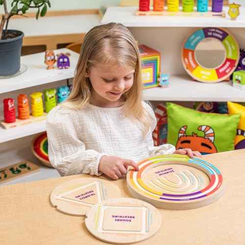 Open The Joy - Calming Breathing Boards for Kids and Adults, Mindfulness and Relaxation Tools - Ages 4 and Up