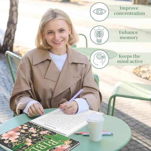 Large Print Bible Word Search Book for Adults - 90 Bible Puzzle Games