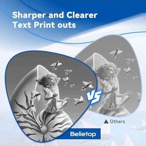 Compatible TN830XL Toner Cartridge High Yield Replacement for Brother TN830 TN-830 TN830 XL TN-830XL use with HL-L2460DW DCP-L2640DW HL-L2405W MFC-L2820DW HL-L2480DW Printer (2 Black)