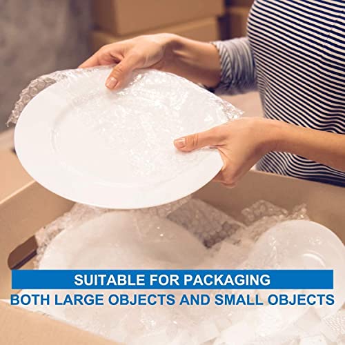 DaSen White Bubble Cushioning Wrap Rolls 12 Inch x 72 Feet Packing Material