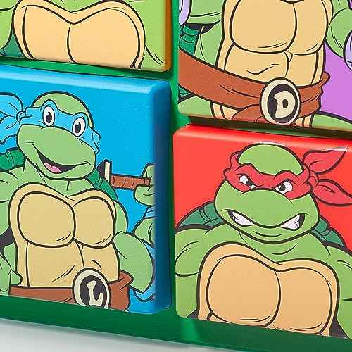 NUMSKULL Official TMNT 3D Logo Desk Lamp Wall Light for Bedroom, Office, Home, Study, Work - Official Teenage Mutant Ninja Turtles Merchandise