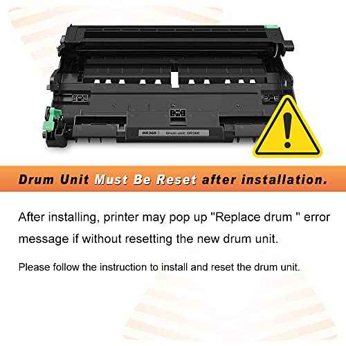 v4ink 2PK Compatible DR420 Drum Replacement for Brother DR420 DR-420 Drum Unit for Brother HL-2130 HL-2135W HL-2230 HL-2240 HL-2240D MFC-7240 MFC-7360 MFC-7365DN IntelliFax-2840 2940 Printer