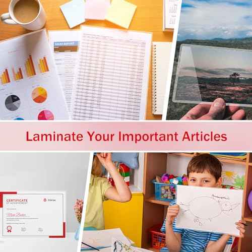 100Pack Legal Size Laminating Sheets 9x14.5inches Thermal Laminating Pouches for Extra Protection 5 Mil Clear Laminator Sheet