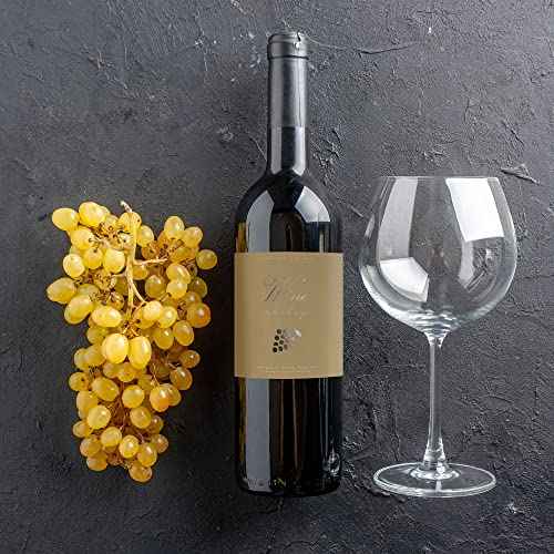 Mr-Label 4¡± x 3-1/3¡± Waterproof Matte White Wine Label - for Inkjet & Laser Printer - for 750ml Wine Bottle - Tear-Resistant - for Homemade Wine/Wedding (100 Sheets/Total 600 Labels)