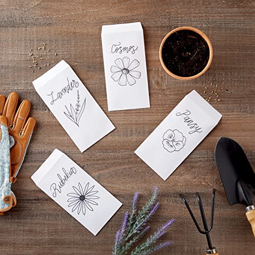Juvale White Money Envelopes for Cash - 3.5x6.5 inch, Pack of 100, Secure Adhesive Closure