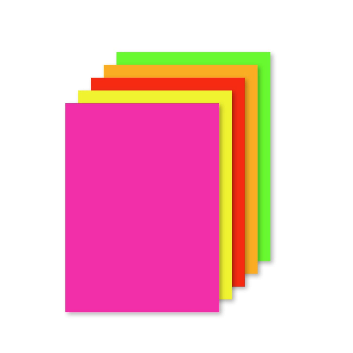 Royal Brites Variety Pack Fluorescent Poster Board, 22 x 28 Inches, Assorted Neon, 5-Sheet Pack (23407)