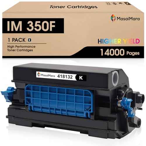 MasaiMara 418132 IM 350 IM 350F IM350 IM350F High Capacity Compatible Toner Cartridges Replacement for Ricoh Lanier Savin Printer (Black, 1-Pack)