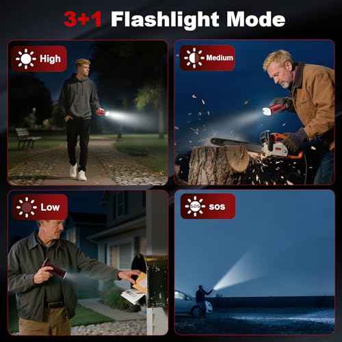 Electric Air Duster, 130,000RPM Compressed Air Duster with Flashlight ? 4-Speed Adjustable Cordless Air Blower for Keyboard PC Car & Home ? Super Power Rechargeable Mini Blower for Dust Cleaning