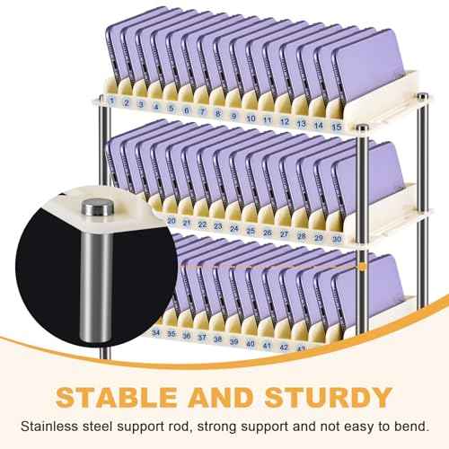 Multifunctional Desk Organizer - Classroom Cell Phone Organizer with 45 Slots for Office, School, Home