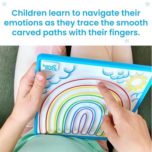 hand2mind Mindful Maze Boards - Plastic Breathing Boards for Kids Ages 3+ (Set of 3)