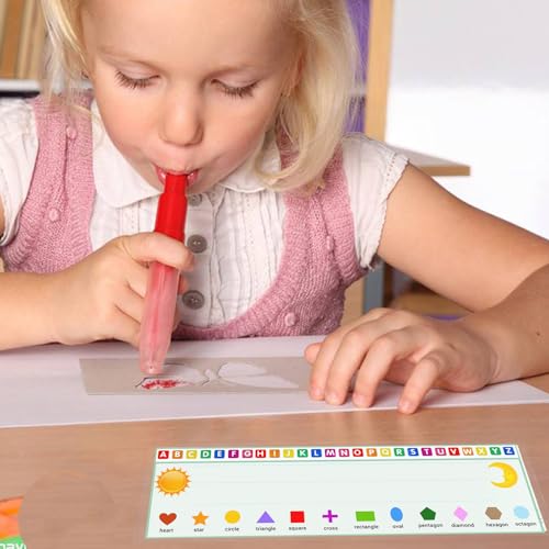 36 PCS Waterproof Self-Adhesive Clear Nameplate Pockets 18.9x4.7 Inches for Desks & Classroom