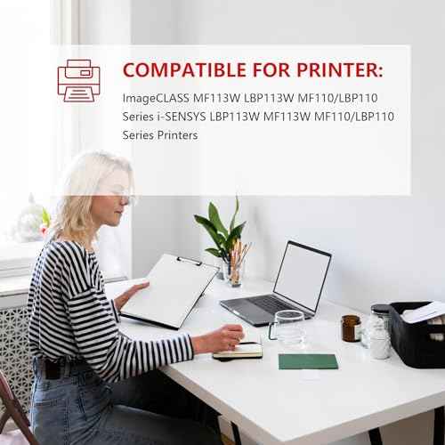 2 Black 047 Toner Cartridge Replacement for ImageCLASS MF113W LBP113W MF110/LBP110 Series i-SENSYS MF113W LBP113W MF110/LBP110 Series Printer