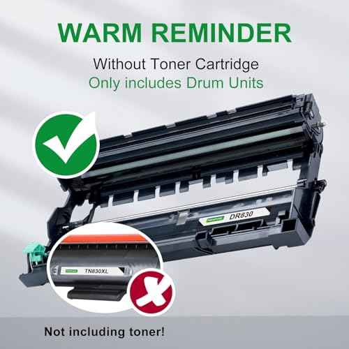 DR830 Drum Unit Compatible for Brother DR830 DR-830 Drum Unit for Brother Printer HL-L2400D HL-L2405W HL-L2460DW HL-L2465DW HL-L2480DW DCP-L2640DW MFC-L2820DW