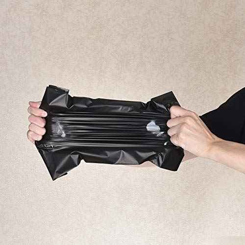 KKBESTPACK 100 Large Poly Mailers 10x13 Shipping Bags for Small Business ? Self Sealing Package Envelopes (10 x 13 Pack of 100, Black)