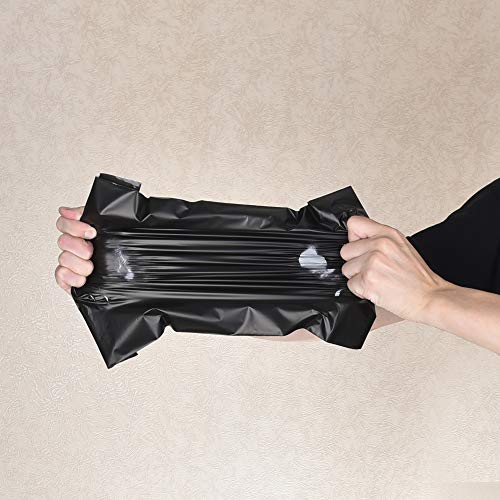 KKBESTPACK Black Poly Mailers 10x13 Inch Shipping Bags - 100 Pcs