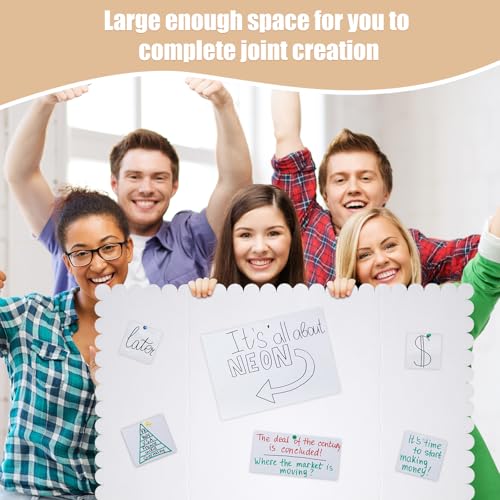 Outus 36 Pcs 24x36 Inch Trifold Poster Boards for Science Fair Displays