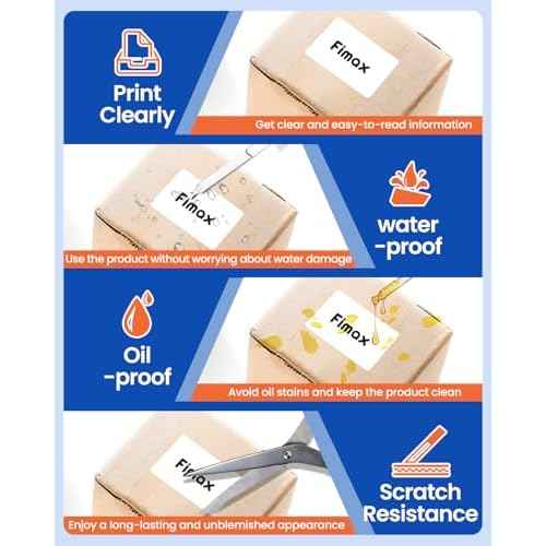 Address Shipping Labels DK-1202 2.4" X 3.9" Replacement for Brother 62 mm x 100 mm Die-Cut Address Labels,Use with QL-800 820NWB 1110NWB QL Label Printers - 12 Rolls/3600 Labels + 1 Frame