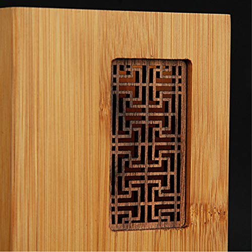 SzBlaze Creative Design Japanese Garden Style Bamboo Wood Desk Pen Pencil Holder Stand for Office School（Style 1）