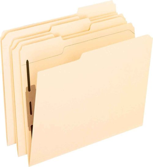 Pendaflex 1/3-Cut Top Tab Manila Folders with 2 Bonded Fasteners 50 Pack (M13U13)