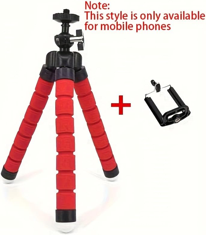 Skiennix Phone Tripod - Flexible Adjustable Stand with 360° Rotation | Portable Mini Support for Smartphones & Cameras
