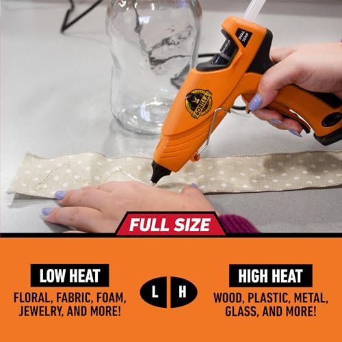 Gorilla Dual-Temp Full-Size Glue Gun Kit with 45 Sticks