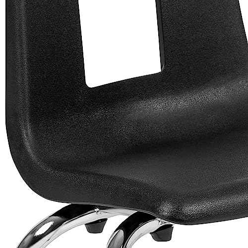 Flash Furniture Mickey Advantage Black Student Stack School Chair - 12-inch