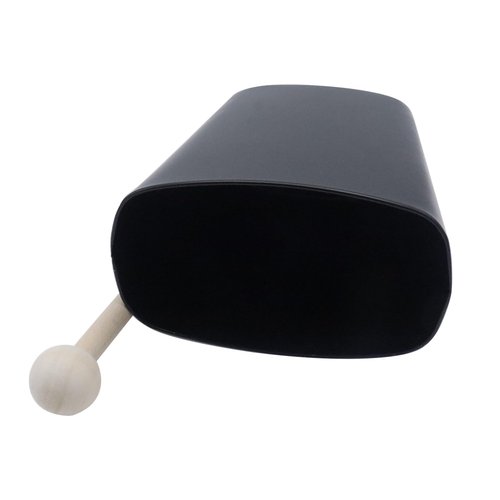 CashBeat 4" Steel Cowbell, 4inch Hand Percussion Instrument with Handle & Stick, Loud Noise Maker for Drum Set, Sporting Events, Concerts & Weddings, Easy to Mount, Clear Tapping Sound