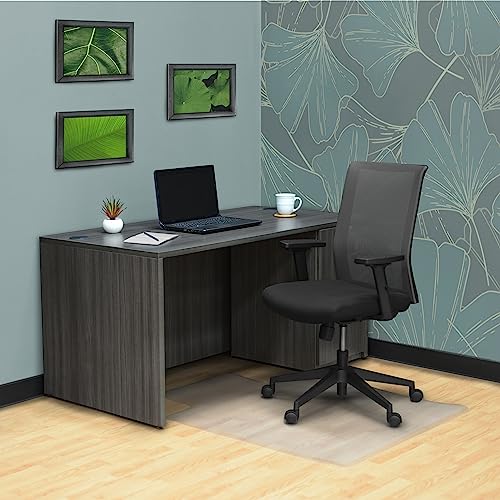 Romig Gripper Office Chair Mat for Hardwood Floor with Lip, Thick 2.2mm, 36 x 48 inch - Clear