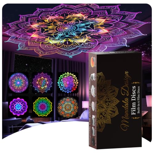 Elec3 Galaxy Projector Replacement Discs 6-Pack for HD Mandala Projection