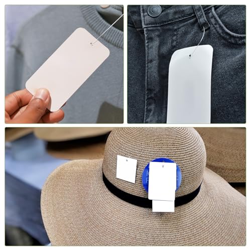MECCANIXITY Light Blue 1000 Pcs Tagging Gun Fasteners 2.2in Standard Barbs for Clothing