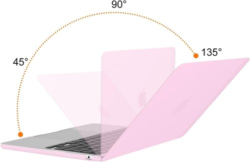 MOSISO MacBook Air 13-Inch Case - Hard Shell with Keyboard Cover & Screen Film | Dusty Pink