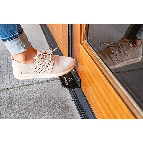 Hands Free Door Opener ? 2pk No Touch Door Foot Pull & Commercial Touchless Door Opener Tools for Bathroom (Black - 2 Count)