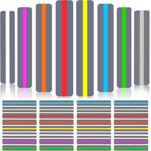 Chinco Guided Reading Strips - 32 Bright Color Highlight Strips for Kids & Students, Mixed Colors