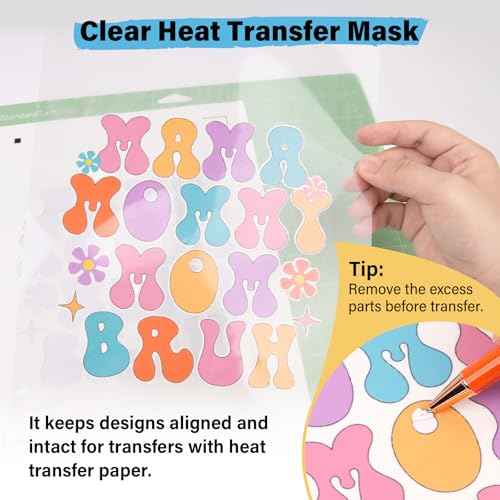 TECKWRAP Printable Heat Transfer Paper for T-Shirts 30 Sheets, 8.3" X 11.7" Printable Heat Transfer Vinyl for Inkjet Printer, Iron on Transfer Paper for Light and Dark Fabric (Matte)
