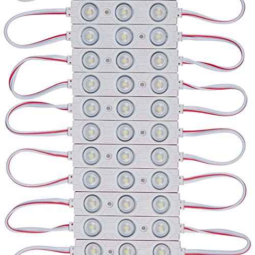 Q QINGCHEN Blue LED Module DC12V 1.32W Module Strip Light for Letter Advertising Signs with Tape Adhesive Backside (200 PCS Pack)