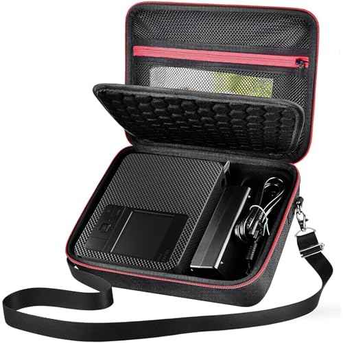 Case Compatible with Canon SELPHY CP1500/CP1300/ CP1200 Wireless Compact Photo Printer and Color Ink and Paper Set/Battery- Organizer Storage Bag Only (Black)
