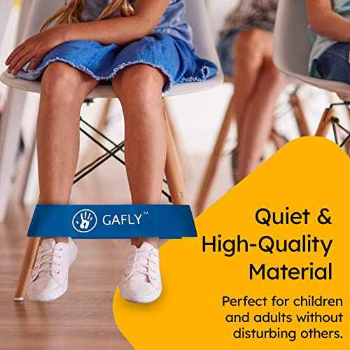 (24 Pack) Gafly Chair Bands for Kids with Fidgety Feet - Alternative Flexible Seating - Bouncy Fidget Bands for Classroom Chairs & Desks - Durable Chair Bands - ADHD Tools for Kids with Sensory Needs