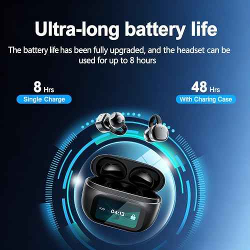 Ai Translation Earbuds Real Time 144 Languages, Bluetooth 5.4 LCD Touch Screen Translator Earbuds, Audifonos Traductores Ingl?s Espa?ol for Travel, Business & Learning with Charging Case