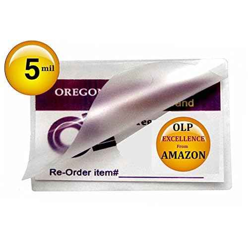 Oregon Lamination Heat Activated Laminating Pouches File Card Size 5 Mil 3-1/2¡± x 5-1/2¡± (89mm x 140mm x 125 microns Thick) [pk of 500] for up to 3.25 x 5.25 Size Sheets, Clear Gloss