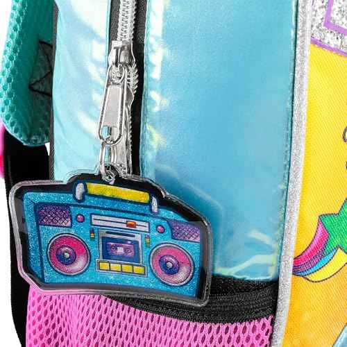 Fashion Angels XOMG POP! Backpack with Built-in Bluetooth Speakers in Turquoise ? Adjustable Straps, Spacious Compartments, Lightweight, Official XOMG POP! Merchandise, Perfect for Kids & Tweens